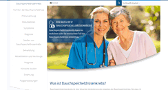 Desktop Screenshot of bauchspeicheldruesenkrebs.com